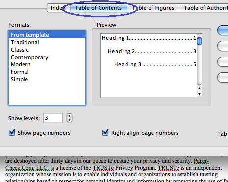 do page numbers in word 2011 for mac